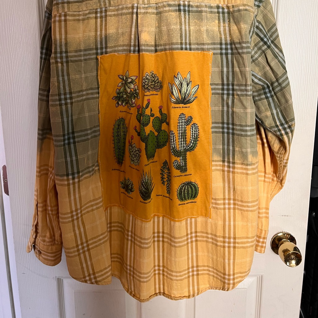 Bleach Dyed Flannel